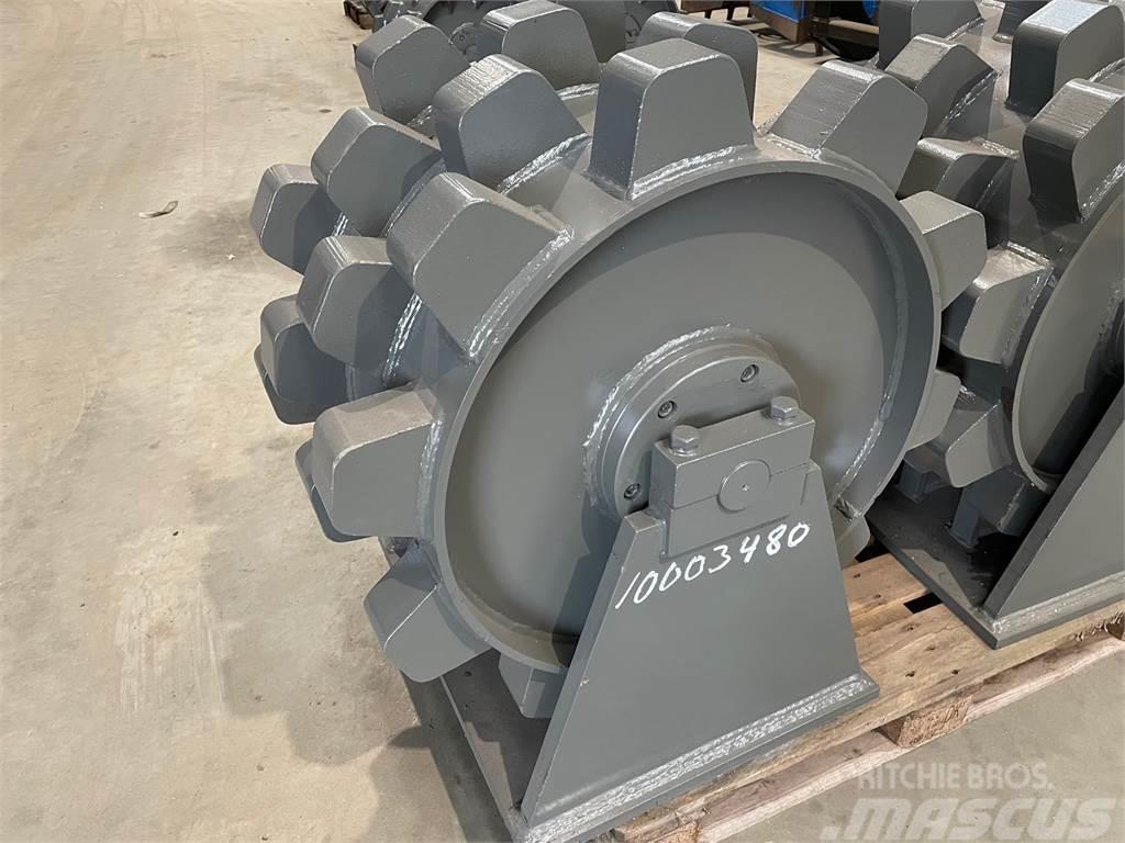  570 mm Kompaktorhjul Kolesni valjarji s pnevmatikami