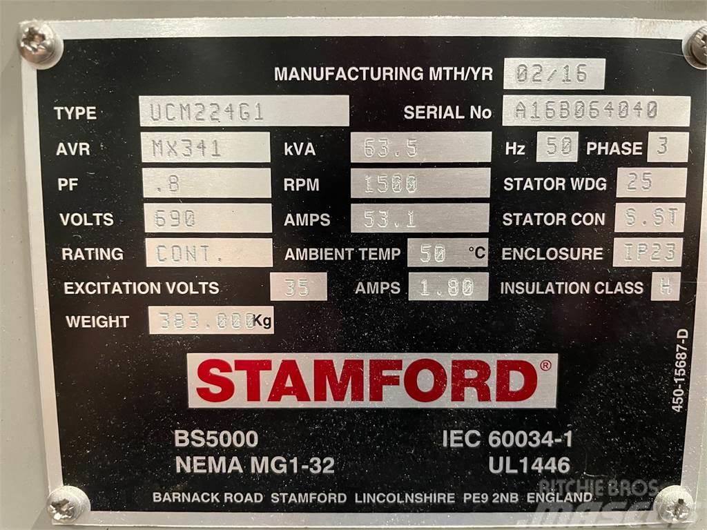  63.5 kva Stamford UCM224G1 generator (løs) Drugi agregati