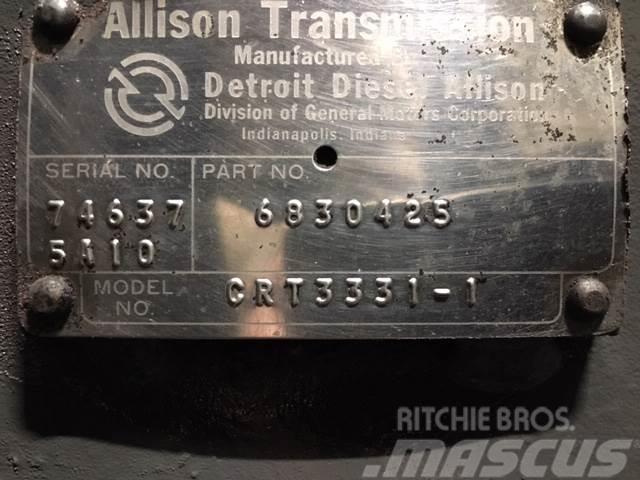 Allison transmission Model CRT3331-1 Menjalnik
