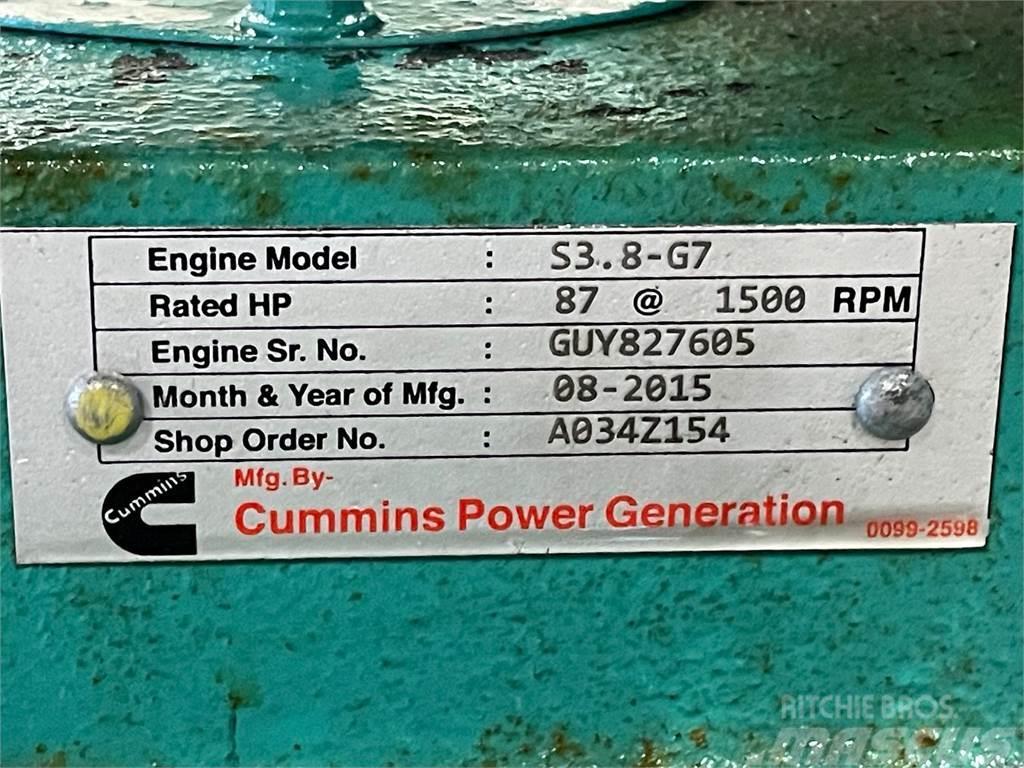 Cummins S3.8-G7 motor (Mercedes OM314) - komplet med køler Motorji