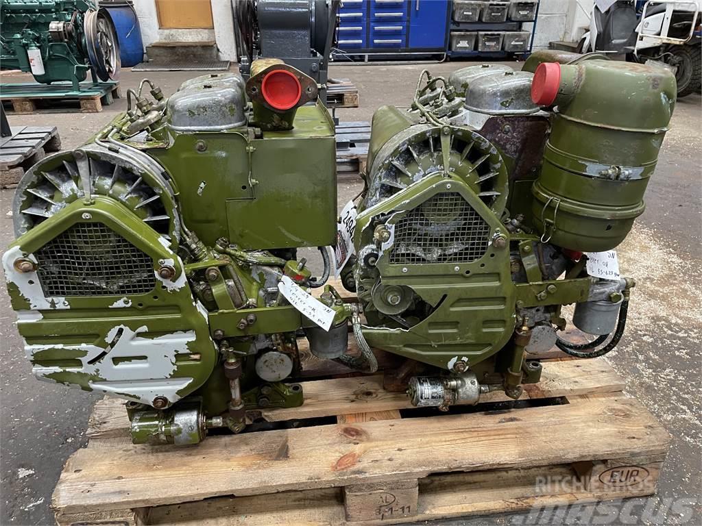 Deutz F2L511 motor, luftkøler, ex. army Motorji