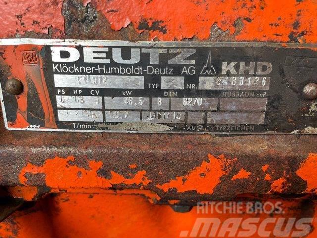 Deutz F4L 912 motor - kun til dele Motorji