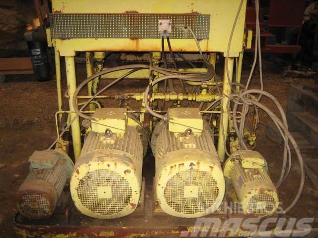  Hyd powerpac m/pumpe - 2x7,5 kw og 2x40 kw Dizelski agregati