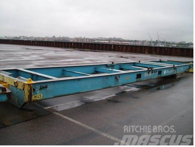 Mafi trailer - 40 ft./60 ton - 1 stk Nizko noseče polprikolice