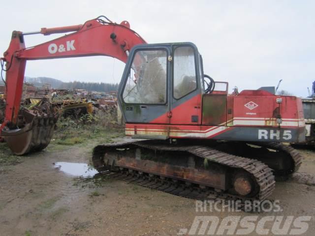 O&K RH5 gravemaskine til ophug Bagri goseničarji