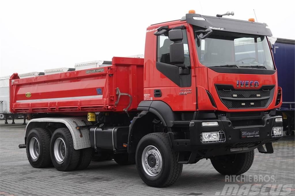 Iveco TRAKKER 450 / 6x6 / WYWROTKA / BORDMATIC / MEILLER Kiper tovornjaki