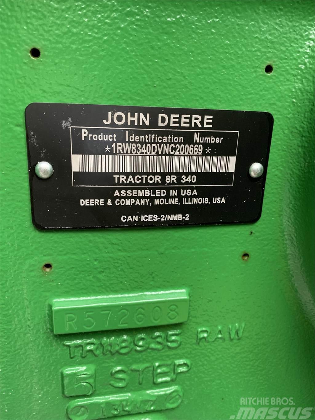John Deere 8R 340 Traktorji