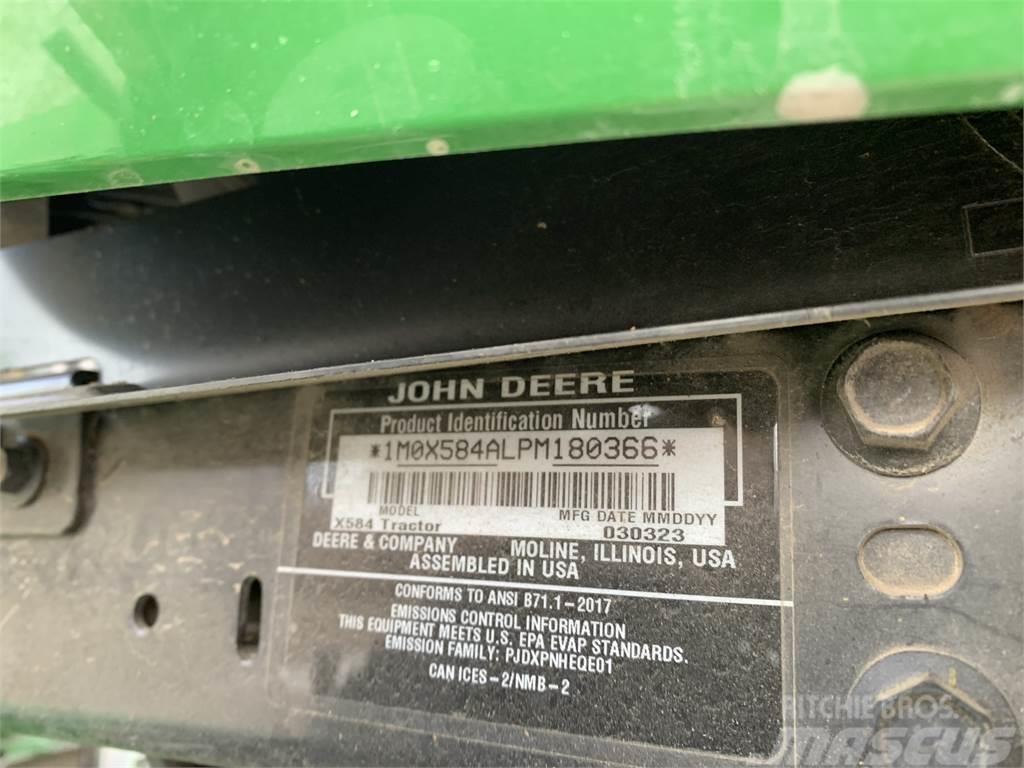 John Deere X584 Manjši traktorji