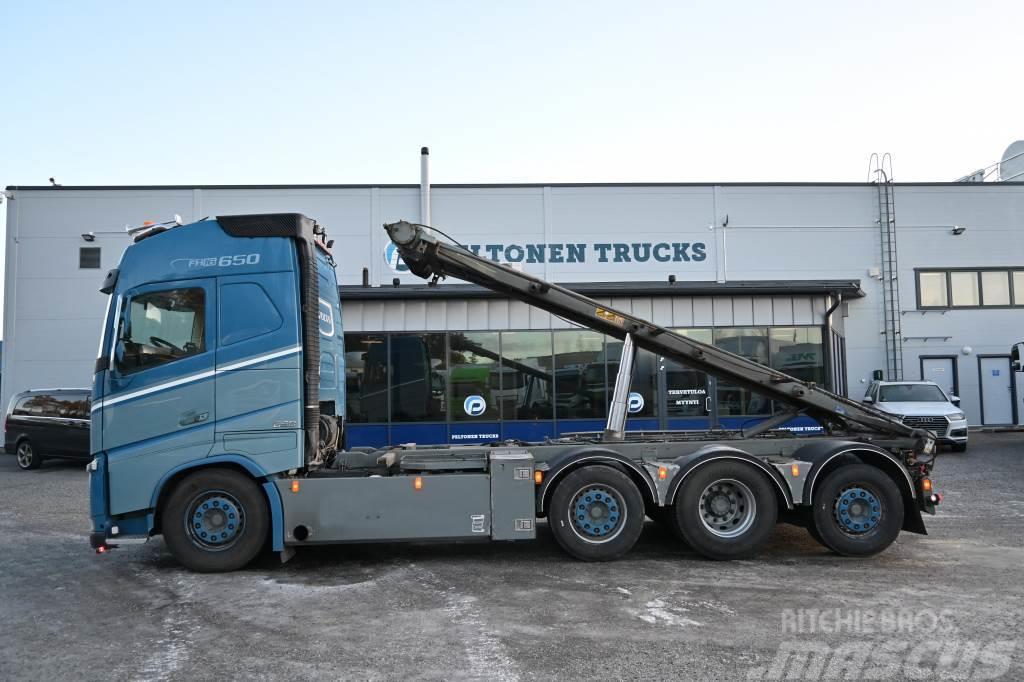 Volvo FH650 8x2 euro 6 Razstavljivi tovornjaki z žičnimi dvigali