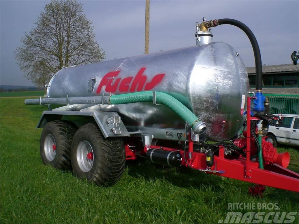 Fuchs Gülle Vakuumfass VKT 10 mit 10600 Liter Cisterne za gnojnico