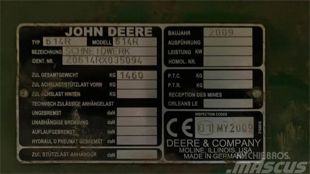 John Deere 614R Dodatna oprema za kombajne