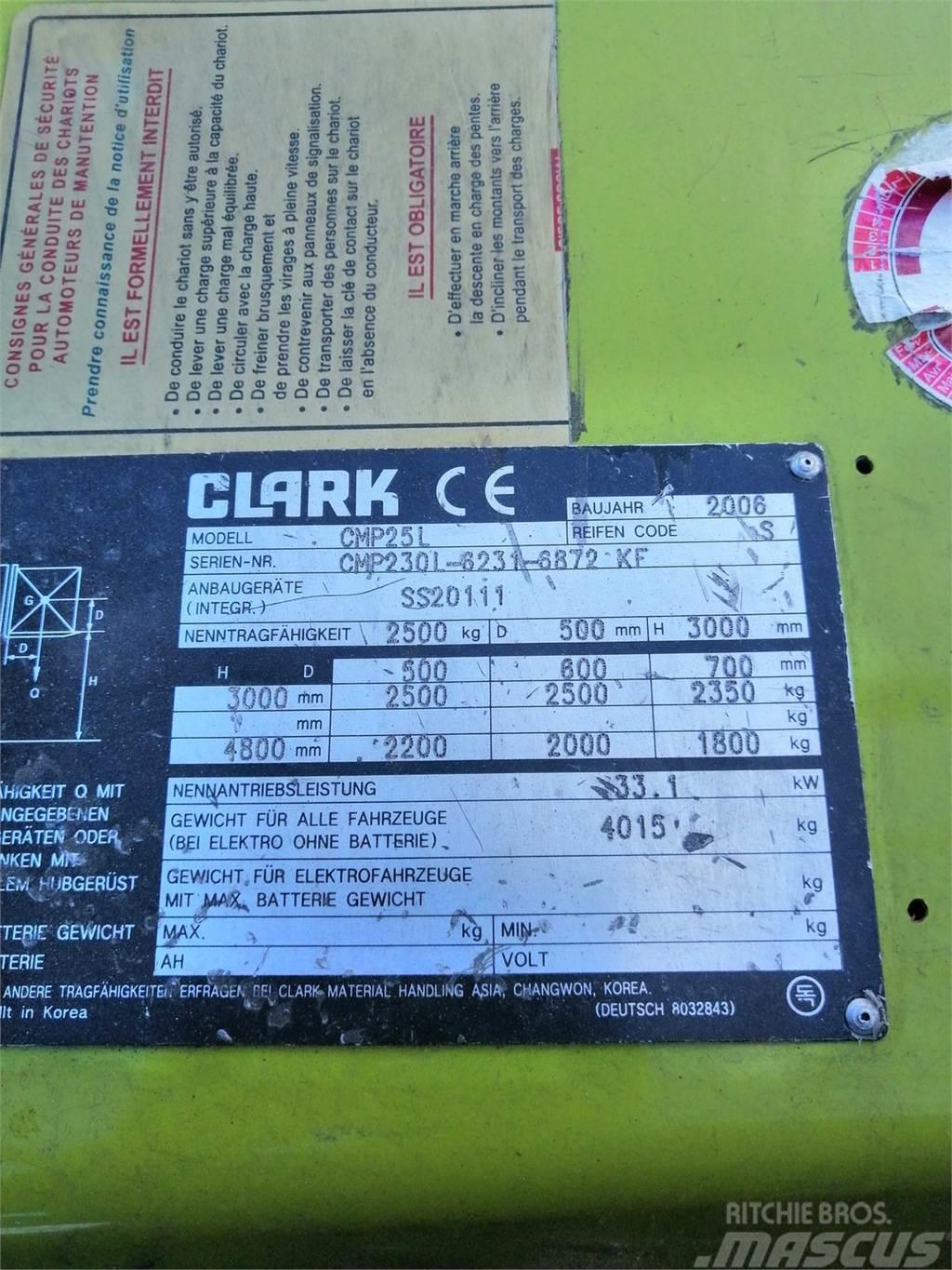 Clark CMP 25 L Viličarji - drugo