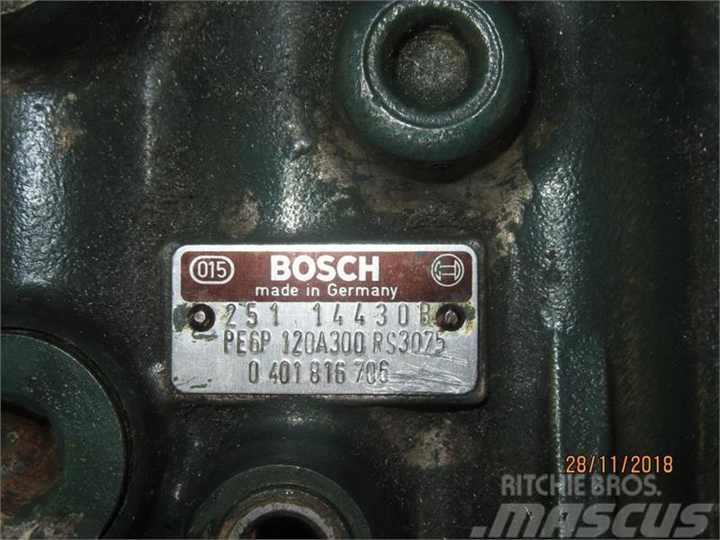  - - -  Mann Bosch brændstofpumpe Dodatna oprema za kombajne