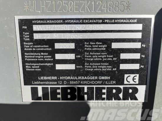 LIEBHERR LH 22 M LITRONIC, UMSCHLAGBAGGER, LIKUFIX Bagri na kolesih