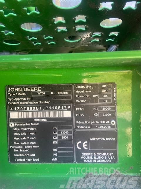 John Deere T660 HM Kombajni