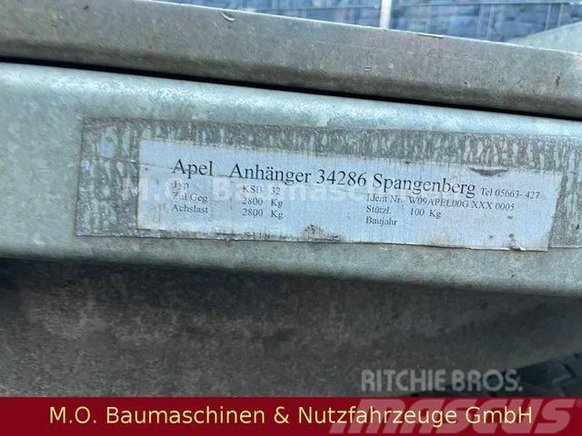  Apel Spangenberg KSB 32 / 2.380 Kg / Tüv 2023 / Nizki nakladalci