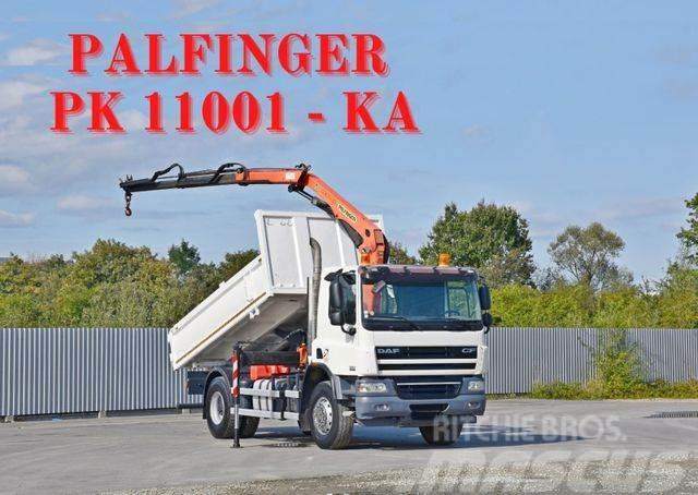DAF CF 75.310 Kipper 4,30 m + KRAN * TOPZUSTAND Kiper tovornjaki