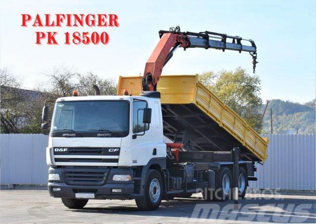 DAF CF 85.430 KIPPER 6,40 m+ KRAN /FUNK *6x4 Kiper tovornjaki