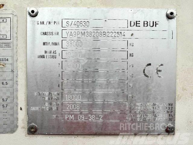  De Buf Beton-Mischer 9m³/Sermac 28m Betonpumpe Avtomešalci za beton