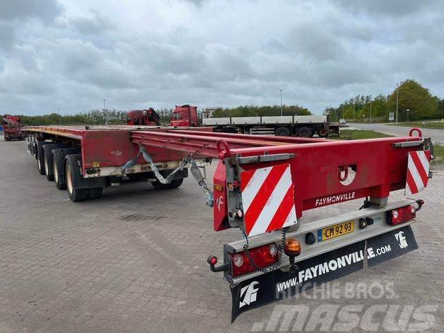 Faymonville 55 m long wing trailer Polprikolice za prevoz vozil
