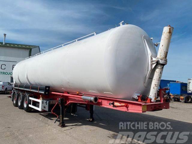 General Trailer silo kipper tank 60m3 for water vin 057 Polprikolice cisterne