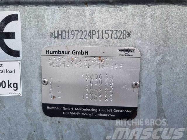 Humbaur HBTZ 197224 BS schräg mit Alu-Bordwände Nizki nakladalci
