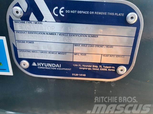 Hyundai HX140LC Bagri goseničarji