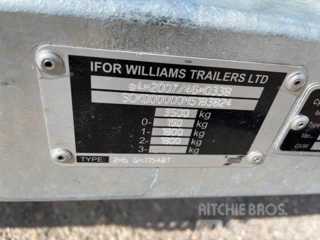 Ifor Williams 2Hb GH35, NEW NOT REGISTRED,machine transport824 Prikolice za prevoz vozil