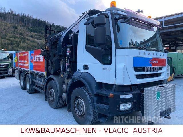 Iveco Trakker 450 mit Kran EFFER 470/6S+JIB Tovornjaki s kesonom/platojem