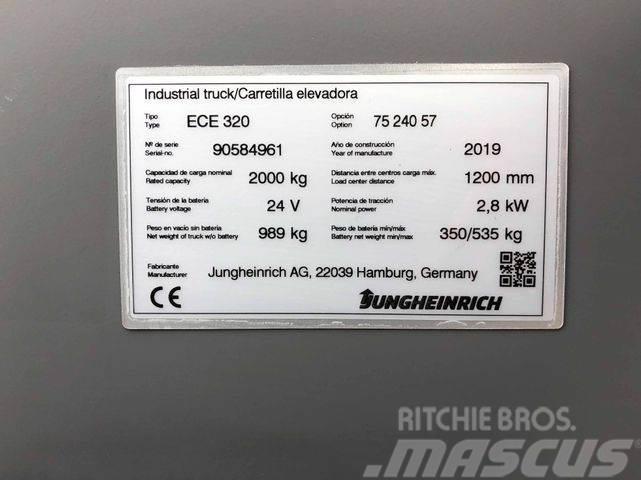 Jungheinrich ECE 320 - 2400MM GABELN - NUR 276 STD. Drugo