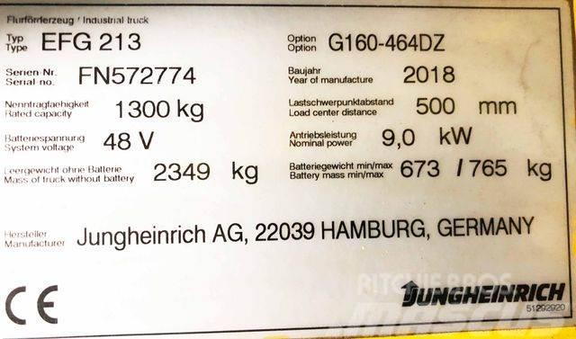 Jungheinrich EFG213 - 4640MM HUBHÖHE - BATTERIE 2021 - 100% Viličarji - drugo