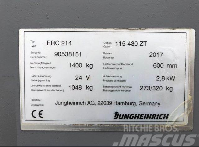 Jungheinrich ERC 214 - 4300MM HUB - 1400KG - NEUWERTIG Visokodvižni komisionirni viličar