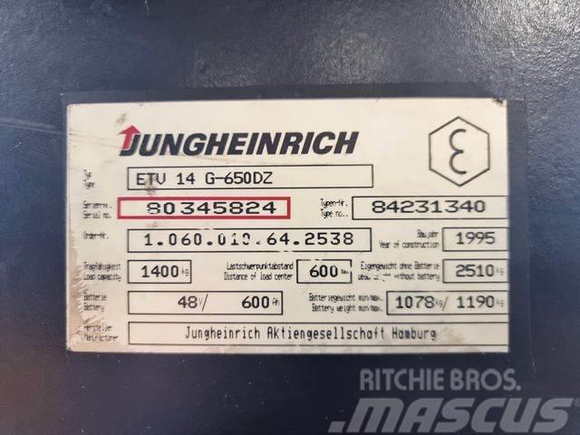 Jungheinrich ETV 14 - 6.2M HUBHÖHE - 5.083 STD. Viličarji s pomičnim teleskopom