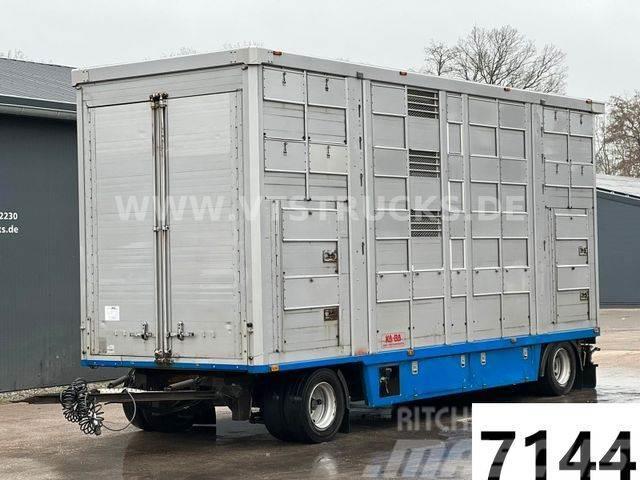 KA-BA 4.Stock Anhänger Aggregat, Tränke, Hubdach Prikolice za prevoz živine