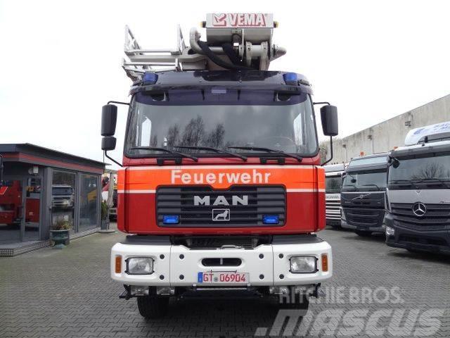 MAN FE410 6X6/ Vema Lift 32 Meter/ Feuerwehr Avtokošare