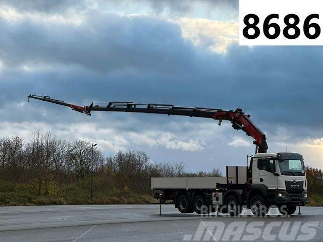 MAN TGS 35.470 8x4 Pritsche + FASSI F345RB Kran,JIB Tovornjaki s kesonom/platojem