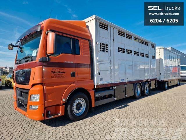 MAN TGX 26.480 / KOMPLETT /Hub/3 Stock/Durchlade Tovornjaki za prevoz živine