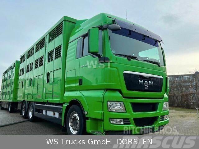 MAN TGX 26.480 XL KABA 3 Stock Vollalu Tovornjaki za prevoz živine