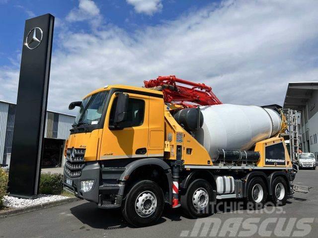 Mercedes-Benz Arocs 4145 B PUMI Putzmeister 28-4 77S 7m³/28m Avtomešalci za beton