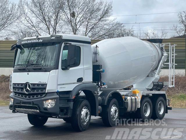 Mercedes-Benz Arocs 5 3540, 8x4 EURO 6e EuromixMTP EM 10 L Avtomešalci za beton