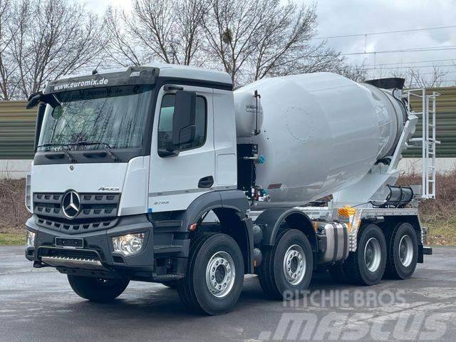 Mercedes-Benz Arocs 5 3743 8X4 / Euro6e EuromixMTP EM 10 L Avtomešalci za beton