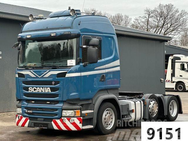 Scania R490 6x2 Lenk-/Lift Euro6 Schwerlast-SZM Vlačilci