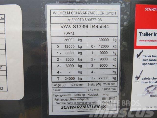 Schwarzmüller S 1*J-Serie*Standart*Lift Achse*XL Code* Polprikolice s ponjavo