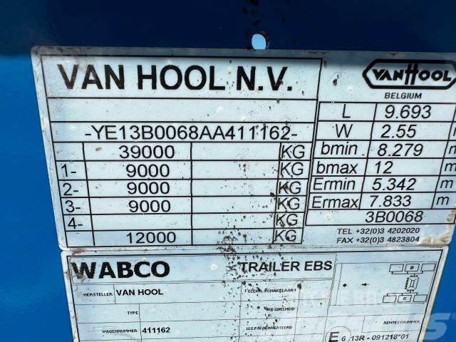 Van Hool LOWDECK for containers vin 162 Polprikolice podvozje