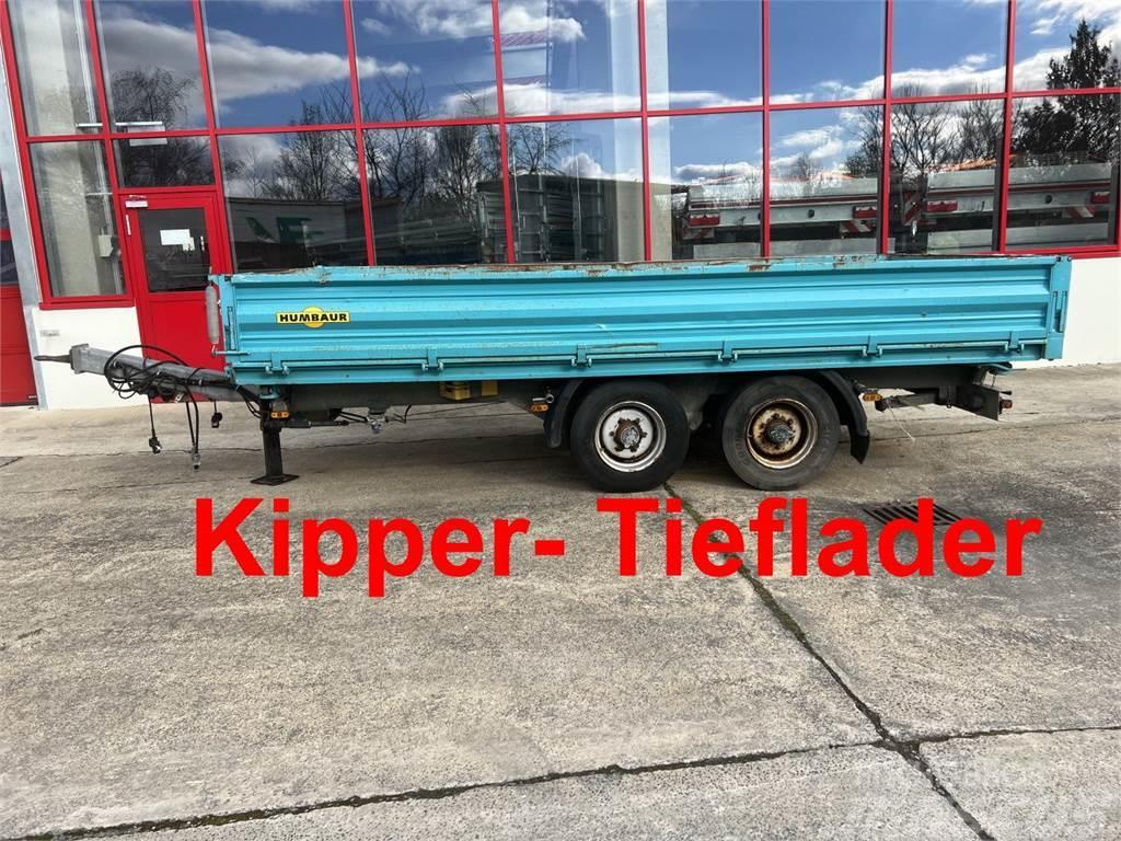 Humbaur HTK 10 50 24 Tandem Kipper- Tieflader Kiper prikolice