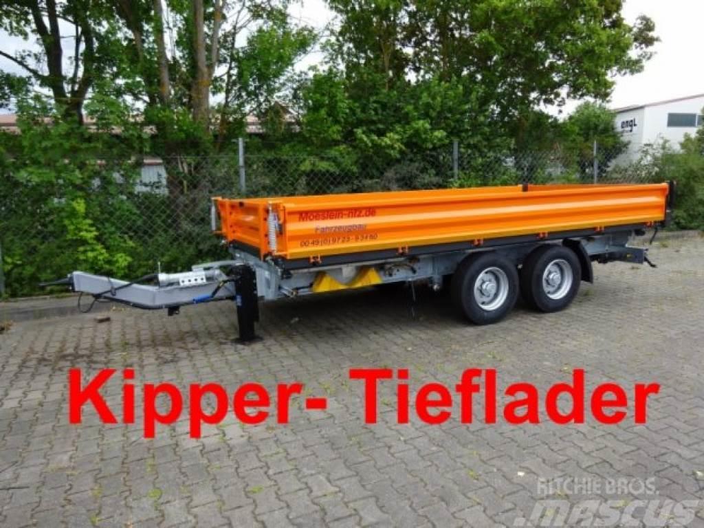 Möslein TTD 13 Orange 13 t Tandem 3- Seitenkipper Tieflad Kiper prikolice