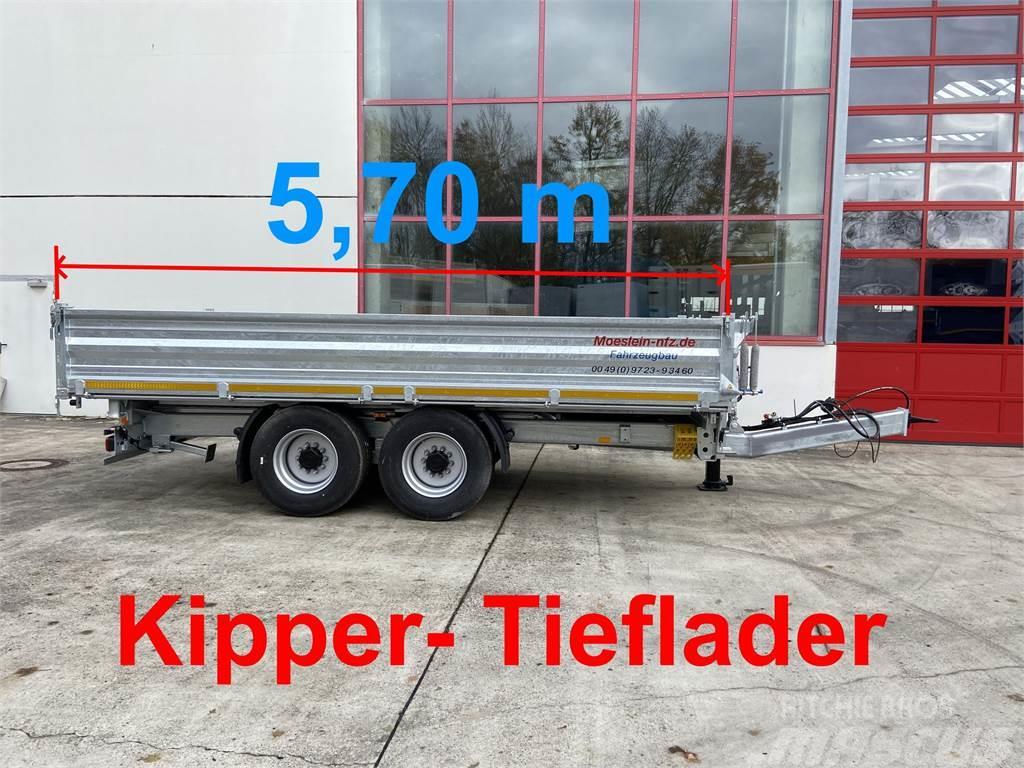 Möslein TTD 14 5,70 m 14 t Tandem- Kipper Tieflader 5,70 Kiper prikolice