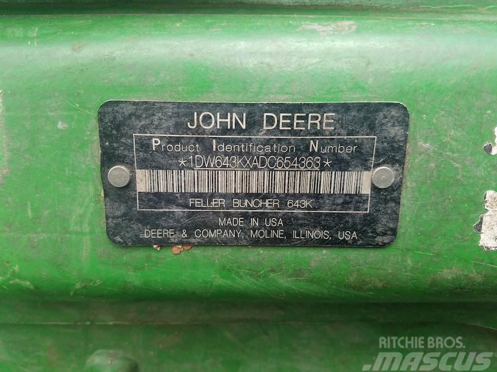 John Deere 643K Stroji za sečnjo dreves