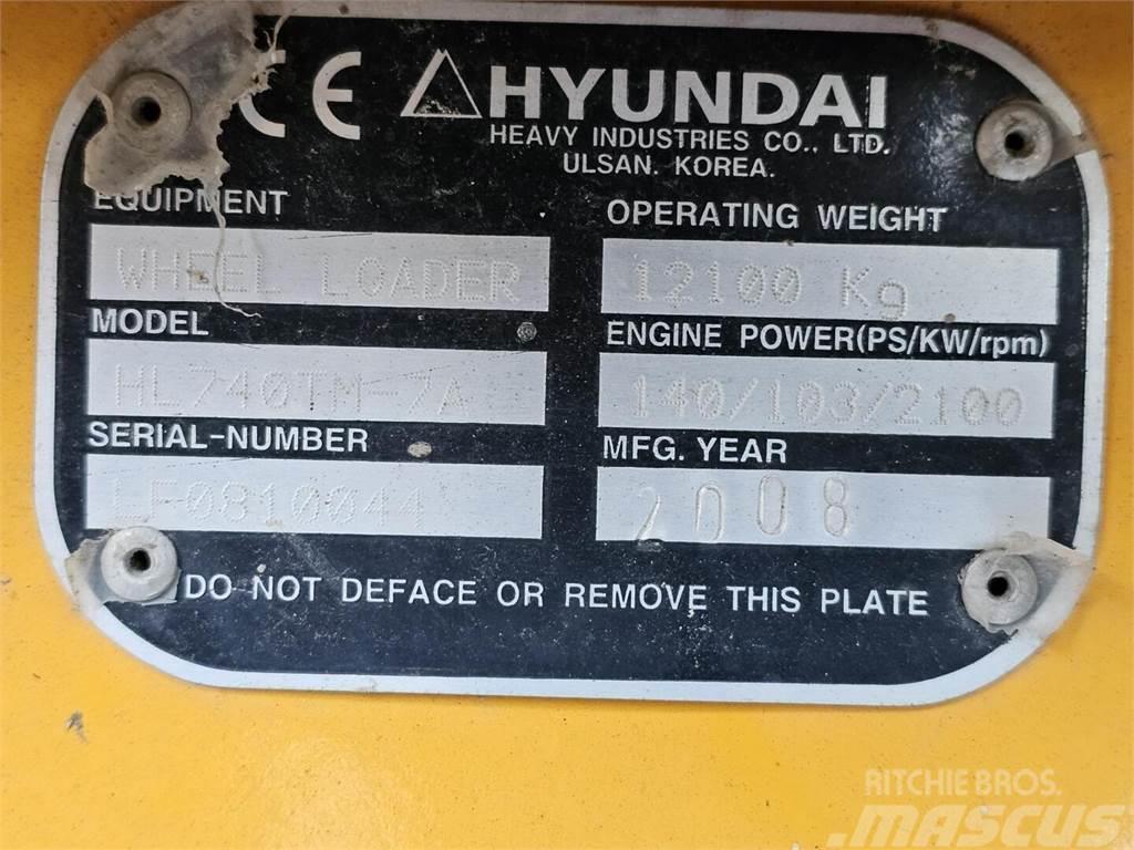 Hyundai HL 740 TM 7A Kolesni nakladalci