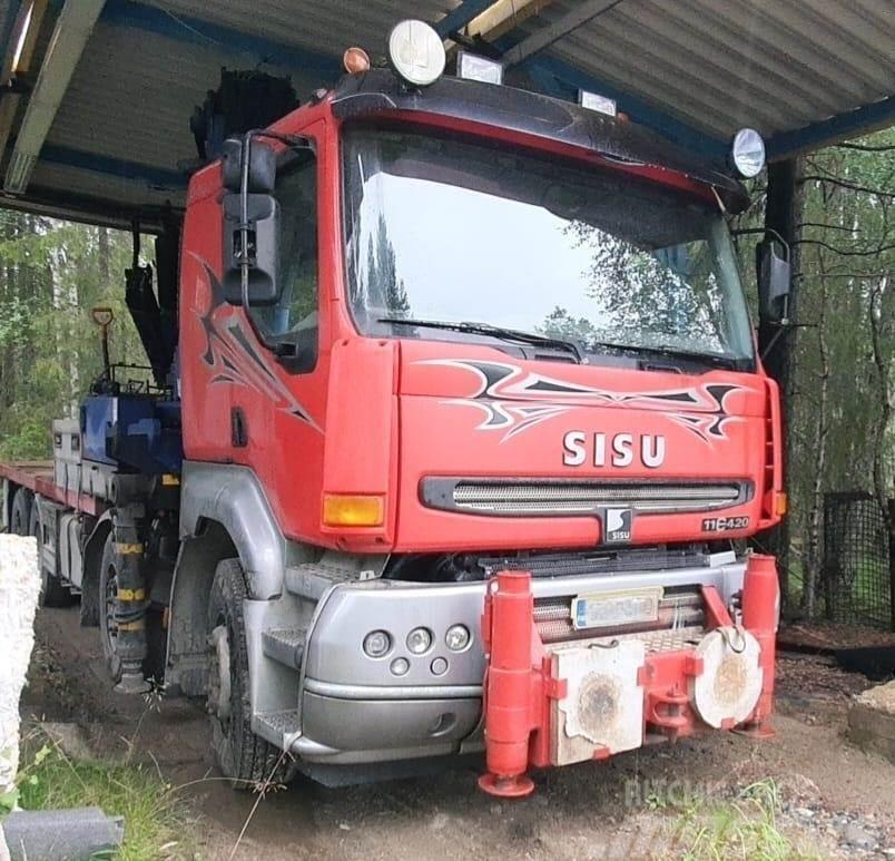 Sisu E11 420 Tovornjaki z žerjavom